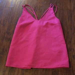 Banana Republic hot pink tank top